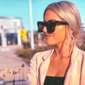 Black Thick Frame Sunglasses